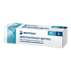 Купить Декспантенол-Вертекс мазь для наружного применения 5 % 50 г 1 шт цена