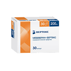 Купить Мебеверин-Вертекс капсулы с пролонг высвобождением 200 мг 30 шт цена