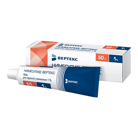 Нимесулид-Вертекс гель для наружного применения 1 % 20 г 1 шт