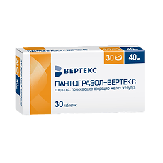 Купить Пантопразол-Вертекс таблетки кишечнорастворимые покрыт.плен.об. 40 мг 30 шт цена