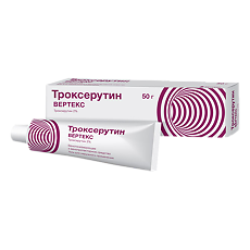 Купить Троксерутин Вертекс гель для наружного применения 2 % 50 г 1 шт цена