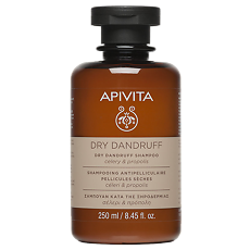 Купить Apivita Dry Dandruff Шампунь против перхоти для сухих волос с Сельдереем и Прополисом 250 мл 1 шт цена
