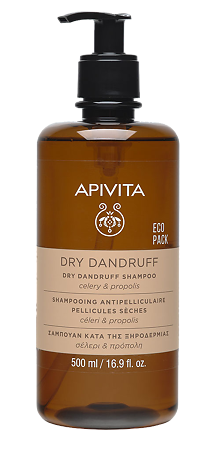 Apivita Dry Dandruff Шампунь против перхоти для сухих волос с Сельдереем и Прополисом 500 мл 1 шт
