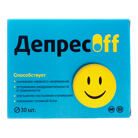 Депресофф Витамир таблетки покрыт.об. массой 515 мг 30 шт