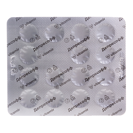 Депресофф Витамир таблетки покрыт.об. массой 515 мг 30 шт