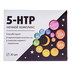 Изображение товара 5-НТР Ночной комплекс Витамир таблетки покрыт. об. массой 515 мг 30 шт