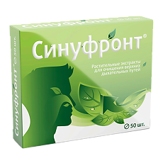 Изображение товара Синуфронт Витамир таблетки покрыт.об. массой 165 мг 50 шт