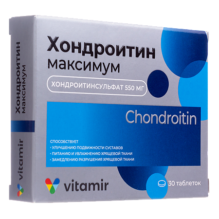 Хондроитин Максимум Витамир таблетки покрыт.об. массой 927 мг 30 шт