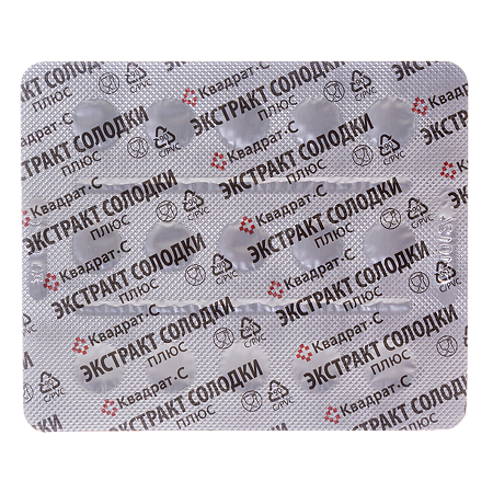 Экстракт солодки Плюс Витамир таблетки покрыт.об. массой 165 мг 30 шт