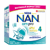 NAN 4 Optipro Детское молочко c олигосахаридами 2`FL и пробиотиками для детей с 18 мес 1050 г (3 х 350 г)