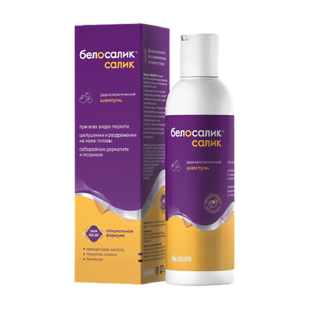Изображение товара Дерматологический шампунь Белосалик Салик 100 мл против перхоти и себорейного дерматита