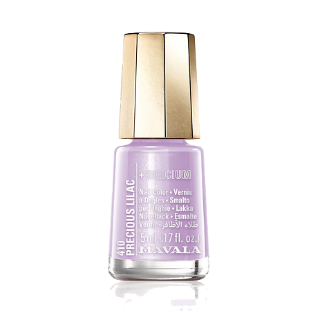 Mavala Лак для ногтей с Кремнием тон 410 Precious Lilac 5 мл 1 шт