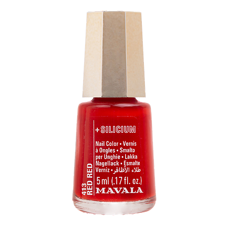 Mavala Лак для ногтей с Кремнием тон 413 Red Red 5 мл 1 шт