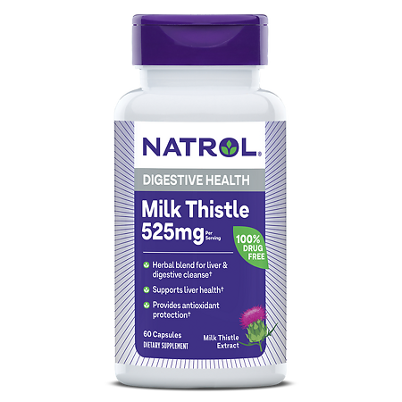 Natrol/Натрол Milk Thistle Advantage 525 мг капсулы массой 617 мг 60 шт