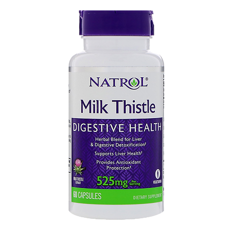 Natrol Расторопша/ Milk Thistle 525 мг капсулы массой 617 мг 60 шт