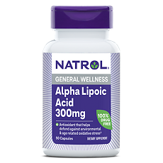 Купить Natrol Альфа-липоевая кислота 300 мг / Alpha Lipoic Acid 300 mg массой по 480-528 мг 50 шт цена