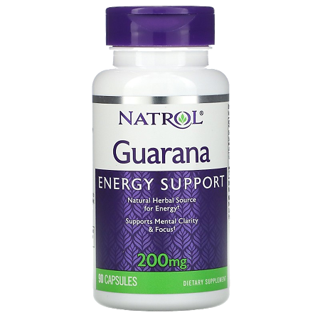 Natrol Гуарана/Guarana 200 мг капсулы 90 шт
