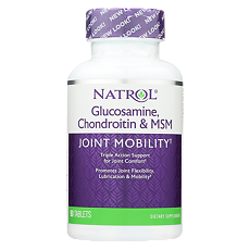 Купить Natrol Глюкозамин Хондроитин и МСМ/Glucosamine, Chondroitin & MSM таблетки 90 шт цена