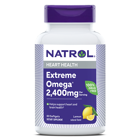 Natrol Экстрим Омега/Extreme Omega 2400 мг капсулы массой 1803,75 мг 60 шт