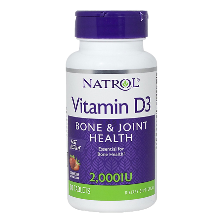 Natrol Витамин D3 /Vitamin D3 2000 ME таблетки быстрорастворимые 90 шт