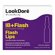Купить LookDore IB+Flash Концентрированная сыворотка в ампулах для губ Flash Lips 2 мл 10 шт цена