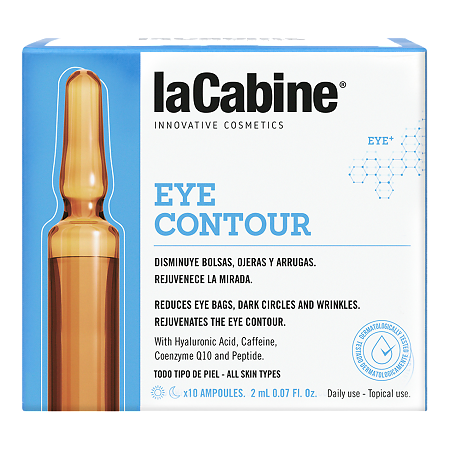 LaCabine Концентрированная сыворотка в ампулах для конкура век Eye Contour Ampoules 2 мл 10 шт