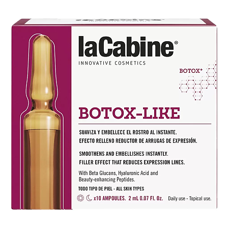 LaCabine Концентрированная сыворотка в ампулах с эффектом Ботокса Botox Like Ampoules 2 мл 10 шт