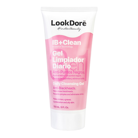 LookDore IB+Clean Очищающий гель 3 в 1 от черных точек и излишнего блеска Daily Cleansing Gel 3in1 150 мл 1 шт