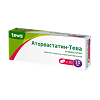Аторвастатин-Тева, таблетки покрыт.плен.об. 10 мг 30 шт