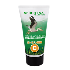 Купить Спирулина-Фитосила Маска для лица омолаживающая с витамином С 150 мл 1 шт цена