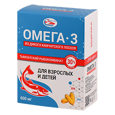 Купить Омега-3 из дикого камчатского лосося для взрослых и детей капсулы по 600 мг 45 шт цена