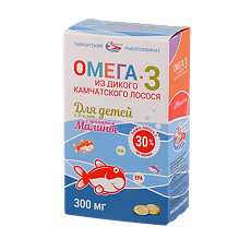 Купить Омега-3 из дикого камчатского лосося для детей с 3-х лет малина капсулы по 300 мг 84 шт цена