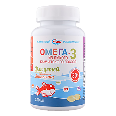 Купить Омега-3 из дикого камчатского лосося для детей с 3-х лет Salmonica с ароматом апельсина мягкие желатиновые капсулы по 300 мг 250 шт цена