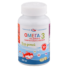 Купить Омега-3 из дикого камчатского лосося для детей с 3-х лет Salmonica мягкие желатиновые капсулы по 300 мг 250 шт цена