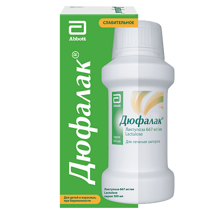 Изображение товара Дюфалак сироп 667 мг/мл 500 мл 1 шт