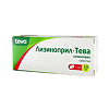 Лизиноприл-Тева таблетки 10 мг 30 шт