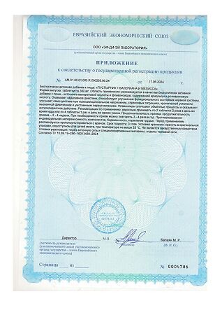 Green Side Пустырник+валериана и мелисса таблетки по 300 мг 60 шт