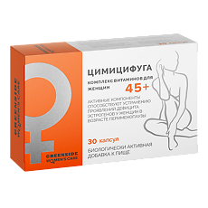 Купить Green Side Цимицифуга с комплексом витаминов для женщин 45+ капсулы массой 450 мг 30 шт цена