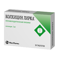 Купить Колхицин Лирка таблетки 1 мг 30 шт цена