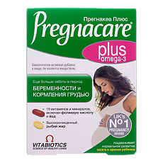 Купить Прегнакеа Плюс (Pregnacare Plus) таблетки массой 1093,5 мг 28 шт+капсулы массой 815,58 мг 28 шт 1 уп 1 уп цена
