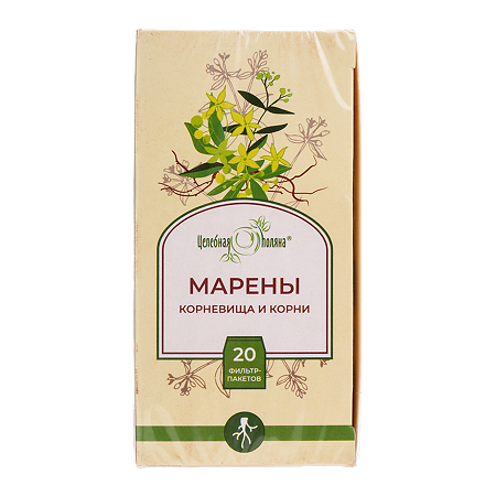 Целебная поляна Марены корневища и корни фильтр-пакеты по 1,5 г 20 шт