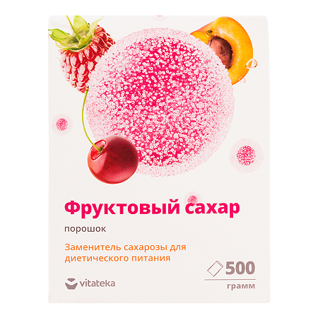 Фруктовый сахар фруктоза порошок Витатека 500 г 1 шт