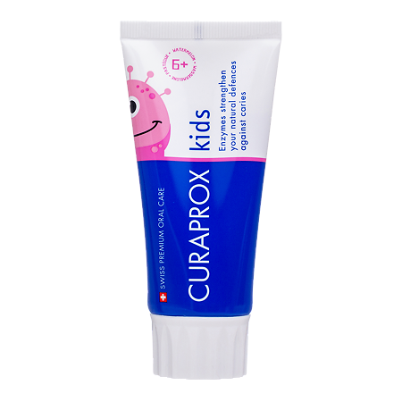 Curaprox Зубная паста Kids 1450 со вкусом арбуза с 6 лет 60 мл 1 шт