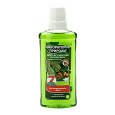 Купить Лаборатория природы Ополаскиватель для полости рта с экстрактами коры дуба и пихты на сборах трав 275 мл 1 шт цена