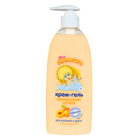 Изображение товара Крем-гель для купания и душа Абрикосовый остров 400 мл для детей от 1 года