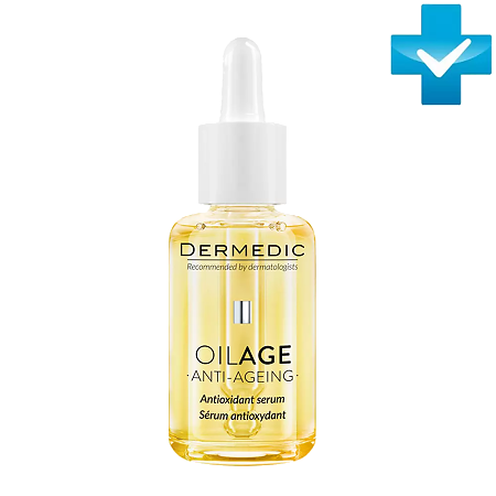 Изображение товара Дерметик Oilage сыворотка для лица антиоксидант 30 мл для молодого и защищенного лица