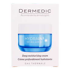 Купить Dermedic Hydrain3 Hialuro Дневной крем глубоко увлажняющий SPF15 50 мл 1 шт цена