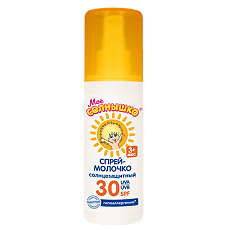 Изображение товара Мое солнышко Спрей солнцезащитный SPF30 100 мл 1 шт