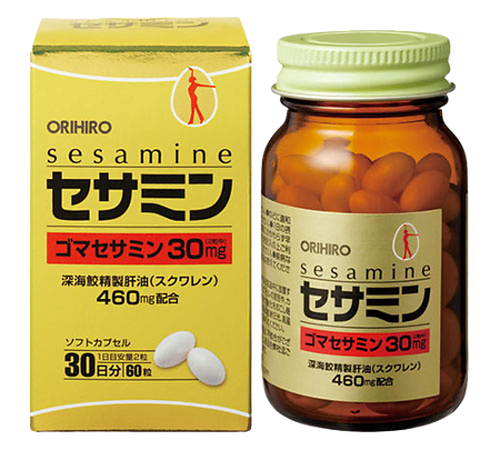 Orihiro Сесамин капсулы массой 475 мг 60 шт