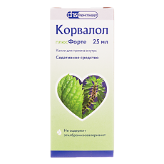 Изображение товара Корвалол плюсФорте капли для приема внутрь 25 мл 1 шт